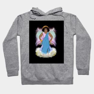 Black Angel Lady Hoodie